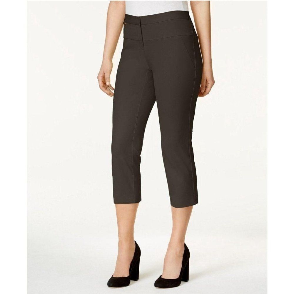Alfani Hardware Comfort Waist Capri 4P Green
